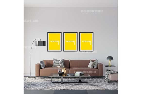 Background Wall, Empty Wall Mockup