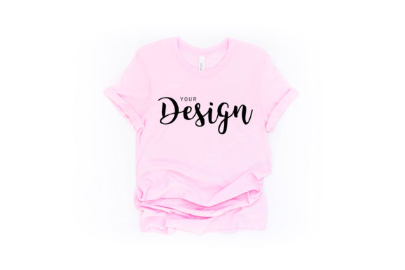 Bella Canvas 3001 Soft Pink Mockup: A Practical Tool for Product Presentation