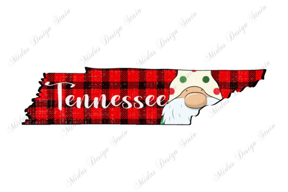 Buffalo Plaid Tennessee Christmas