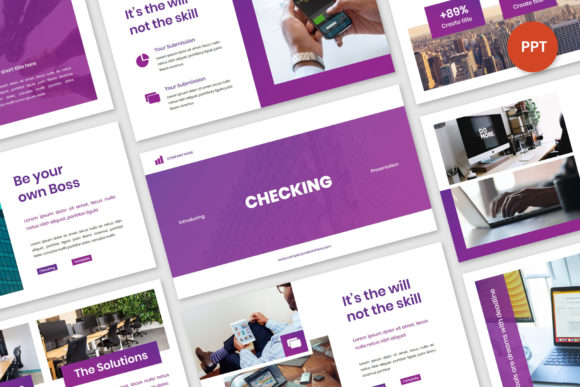 Checking Business Plan Powerpoint: A Modern and Professional Presentation Tool