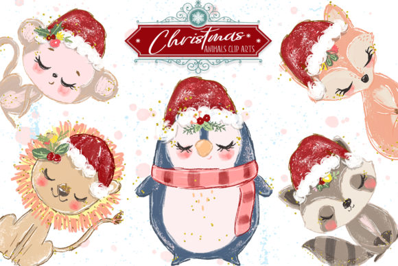 Christmas Animals Cliparts: Creative Fun for All