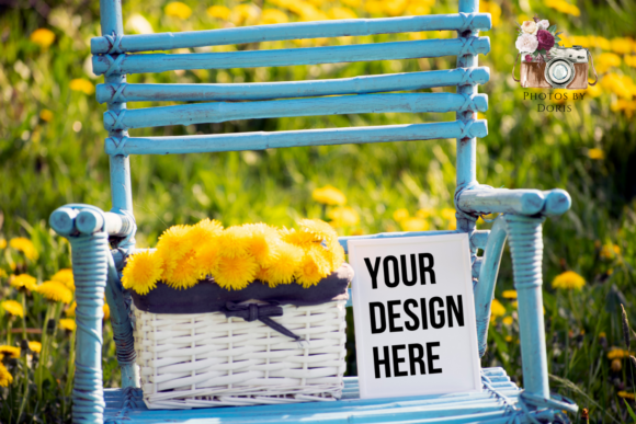 Countryside Frame Mockup in Garden