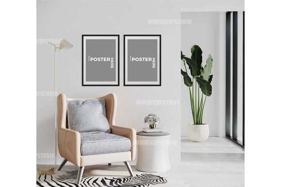 Enhance Your Artistic Presentations with Interior Mockup and Empty Wall Mockup
