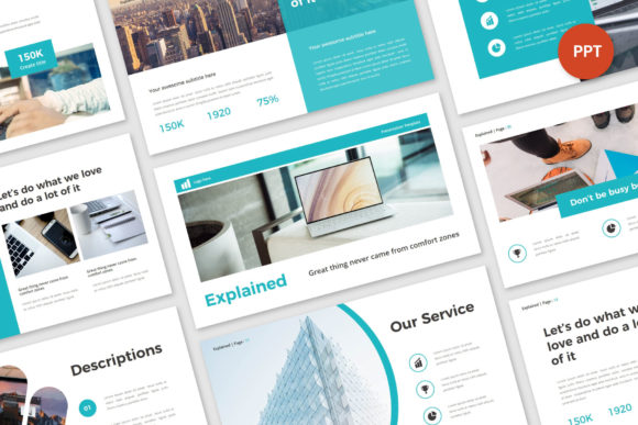 Explained Business Powerpoint: A Modern and Professional Presentation Solution