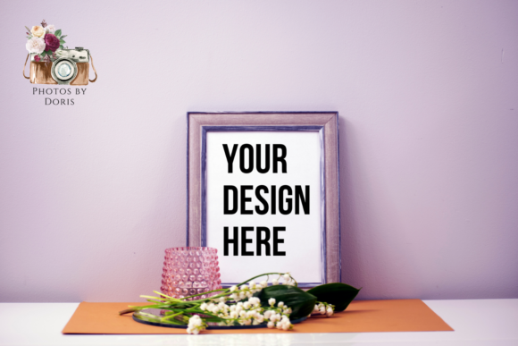 Frame Mockup with Lilly of the Valley: A Simple Way to Showcase Your Artwork