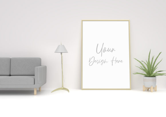 Frame Mockup Your Design, Product Mockup