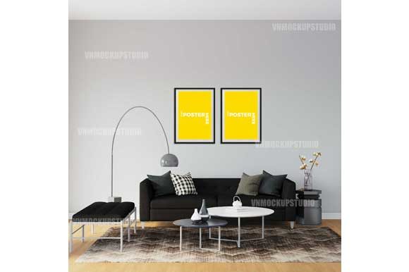 Interior Mockup, Living Room Mockup: Bring Your Art to Life in Real Spaces