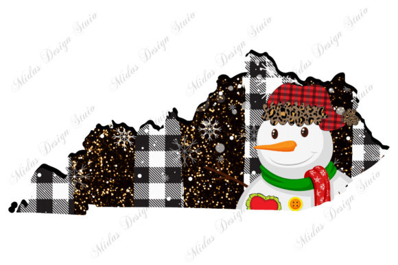 Kentucky Christmas with Snowman