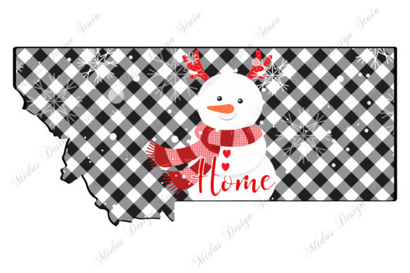 Montana Christmas with Snowman: A Festive Addition to Your Creative Projects