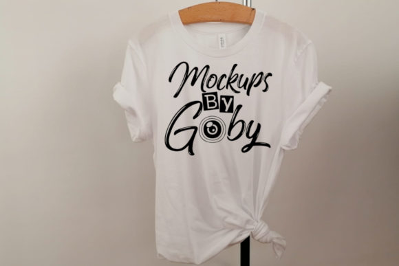 Picture Hanging White T-shirt Mockups
