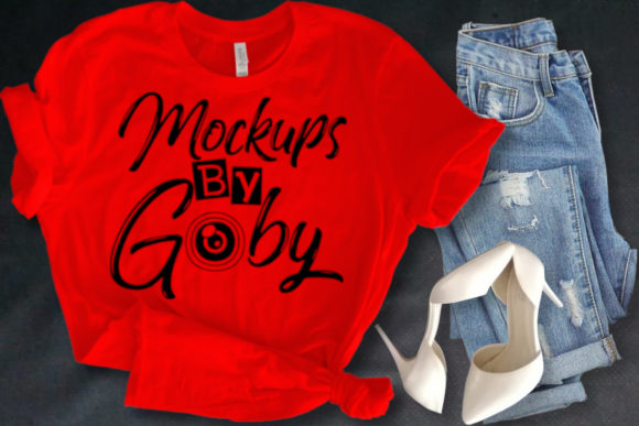 Red T-shirt Mockups, Style Mock Ups: A Practical Tool for Designers and Businesses