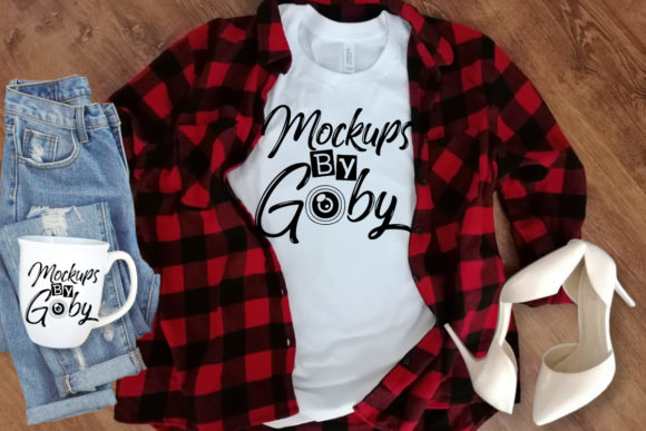 White Mug Mockup, White Tshirt Mockups